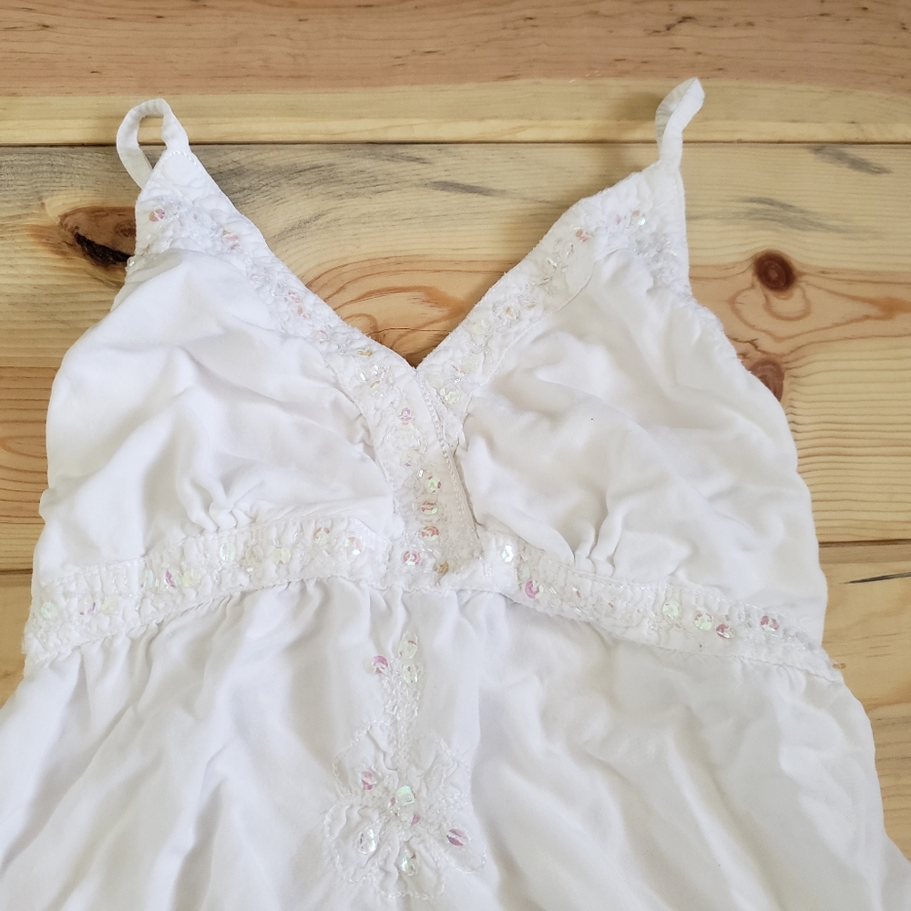 Tropical Group Hawaiian Spaghetti Strap top